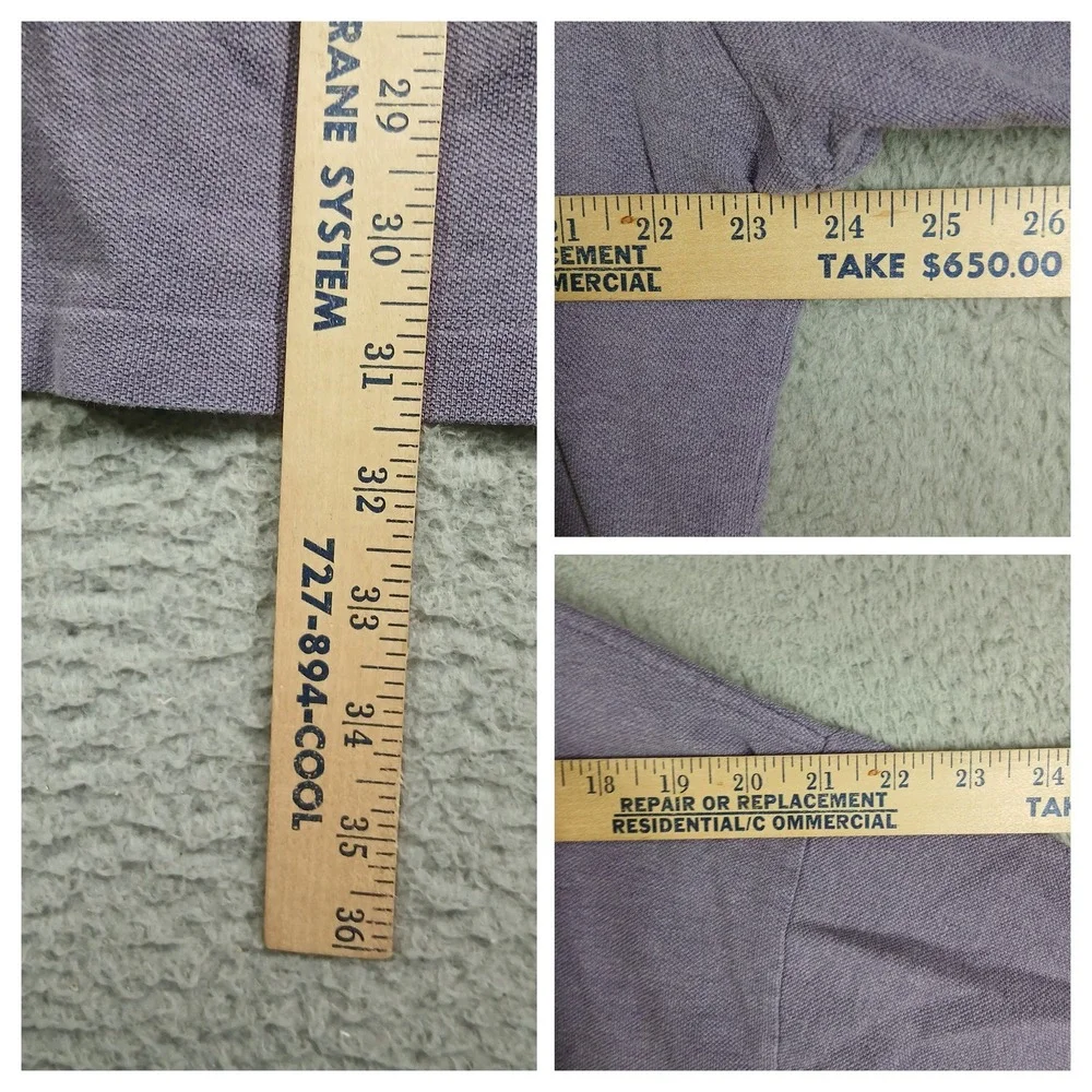 Vintage Polo Ralph Lauren Pique‎ Cotton Knit Short Sleeve Polo Shirt XXL Purple